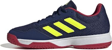 Дитячі тенісні кросівки adidas Gamespec Kids, синьо-лимонного кольору, розмір 33 EU