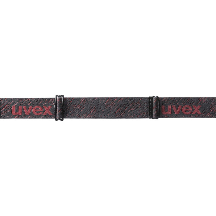 Лижна маска Uvex G.gl 300 Pola, унісекс, поляризаційна, універсальний розмір, темно-червона матова
