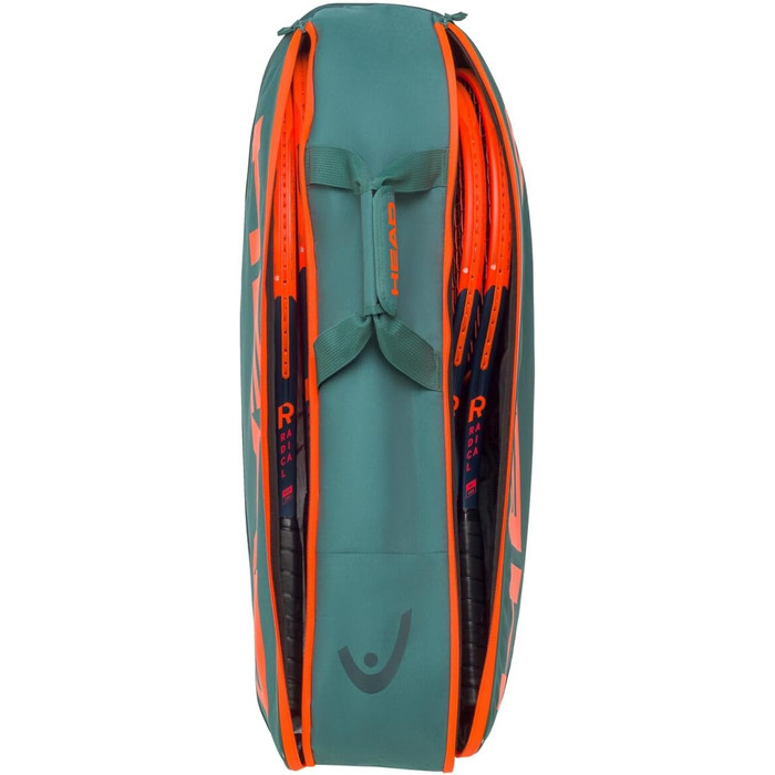 Тенісна сумка HEAD Pro Racquet Bag для ракеток, унісекс, середня, бірюзово-оранжева