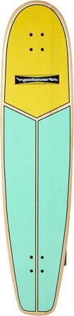 Лонгборд Hamboards Huntington Hop 'Key Lime', ручна робота, для лендсерфінгу і круїзингу, ламінована береза та клен