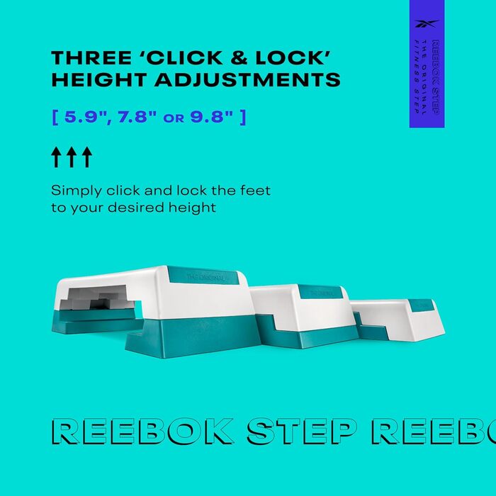 Оригінальний степ-платформа Reebok Step (2021), синьо-зелена