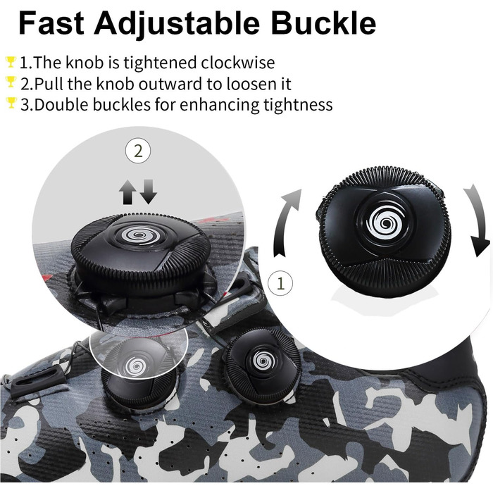 Чоловічі велосипедні туфлі для MTB, шосе та гірського велосипеда. Дихаючі велотуфлі, сумісні зі SPD/SPD-SL. Розмір 47 EU, камуфляж сірого кольору