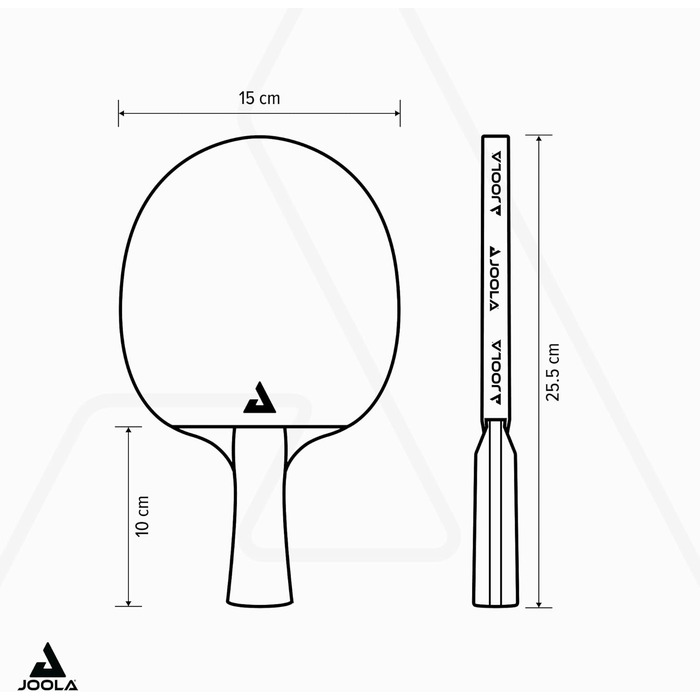 JOOLA Професійна тенісна ракетка Infinity ITTF, карбонова, для просунутих гравців, 7-шарова, з високотехнологічним волокном