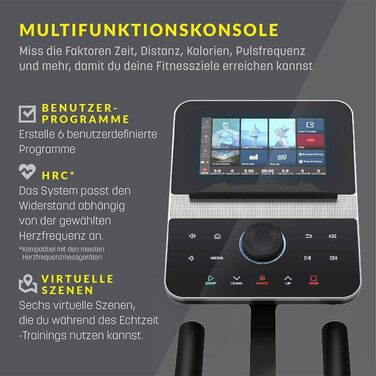 Велотренажер Bluefin Fitness TOUR SP з Bluetooth, додатком для смартфона, підтримкою Kinomap, Live Video Streaming, відеотренуваннями, для домашнього спортзалу