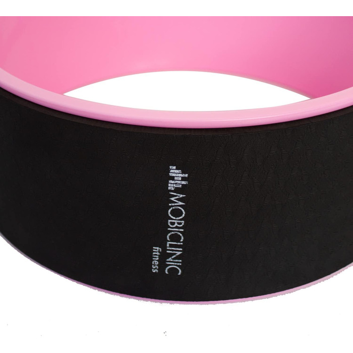 Йога-ролик Mobiclinic Yoga Rad 30x13 см, антиковзкий, європейський бренд, для гнучкості та витривалості, рожевий, легкий у догляді, багатофункціональний