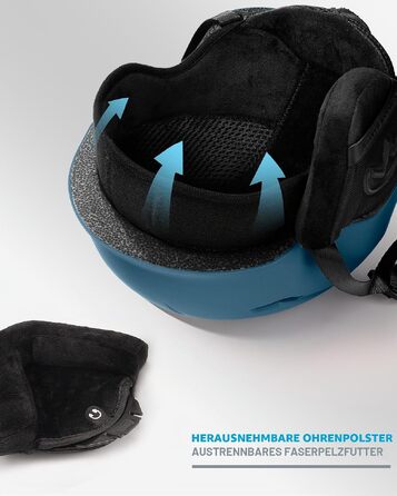 Комплект для гірських лиж та сноуборду OutdoorMaster: шолом та OTG гірськолижні окуляри для дорослих
