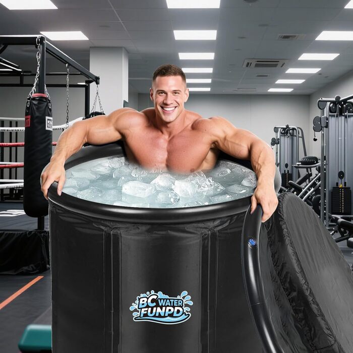 Тонна для криотерапії Eistonne Oval 120x70x70 см – для швидкої регенерації після спорту, з 5-шаровою ізоляцією та складним дизайном