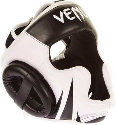 Захисний шолом Venum Challenger Black/Ice для боксу та MMA