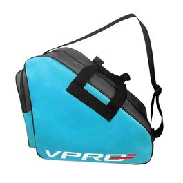 Сумка для ковзанів VPRO: для фігурного катання, роликів, інлайнів. Зручна, з ремінцем та кишенькою. Для дітей та дорослих. Колір: небесно-блакитний
