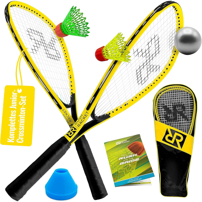 Набір для кросмінтону Crossminton Jugendset 4, жовтий