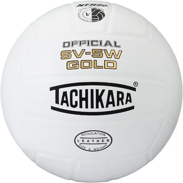 Преміум волейбольний м'яч Tachikara SV5W Gold зі шкіри для змагань