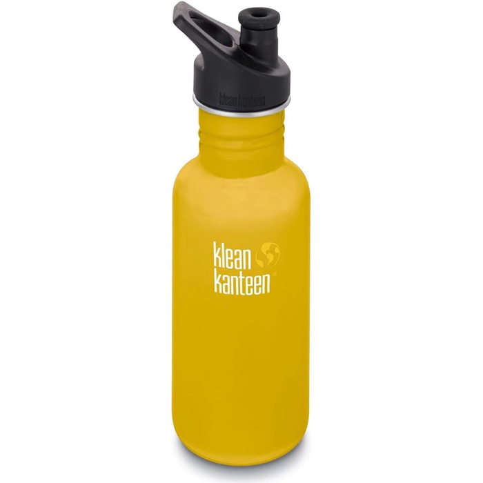 Пляшка для води Klean Kanteen Classic Winter Plum матова 532 мл з кришкою Sport Cap 3.0