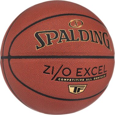 Баскетбольний м'яч Spalding TF Series для залу та вулиці, композитна шкіра, для всіх покриттів, розміри 7 (74,9 см), 6 (72,4 см), 5 (69,8 см)
