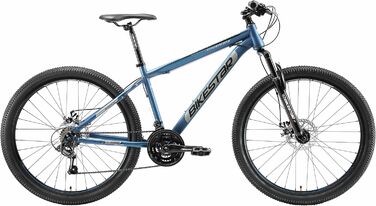 Гірський велосипед BIKESTAR Hardtail з 21-швидкісною трансмісією Shimano, дисковими гальмами, колесами 26/27.5/29 дюймів, рамою 15/17/19 дюймів, MTB