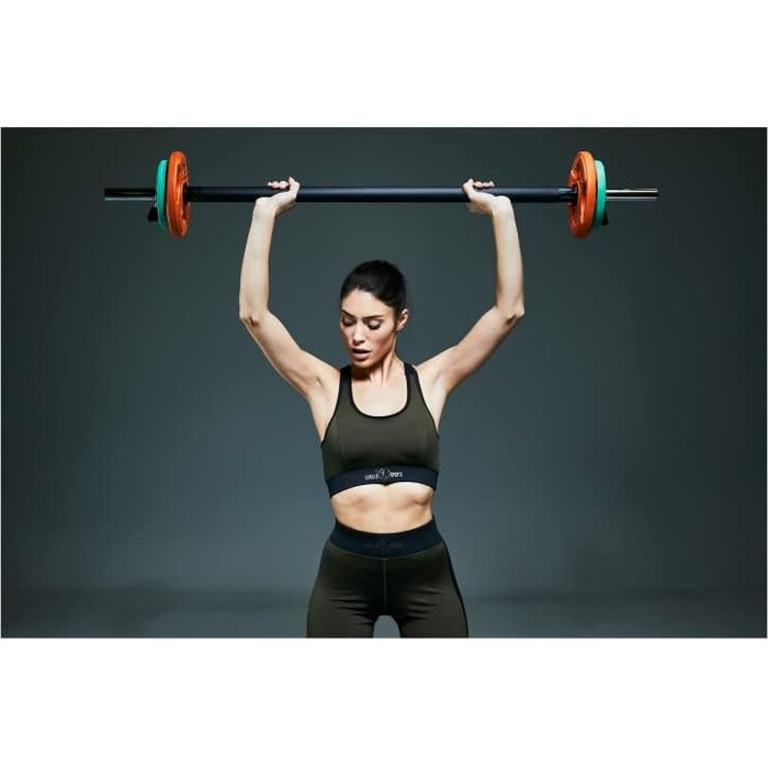 Диски для штанги GORILLA SPORTS, 1,25-30 кг, 30 мм, чавунні з гумовим покриттям, кольорові, окремо чи комплектом