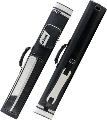 Кейс для більярдних київ CRICAL 2x4: для 2 київ-баттів та 4 київ-шафтів, з жорстким корпусом, аксесуари для більярду