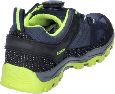 Дитячі трекінгові черевики CMP Kiruna FITGO WP, розмір 37 EU, синьо-жовтий флуоресцентний