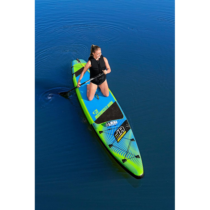 Надувна SUP-дошка Bestway Hydro-Force Touring Aqua Excursion 381×79×15 см, комплект для серфінгу