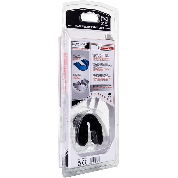 Захисний капувач Venum Challenger, чорний/синій, універсальний розмір