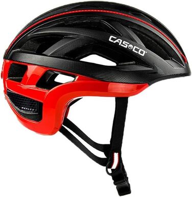 Велошолом Casco CUDA 2 Strada чорний/червоний 2022, для велосипеда