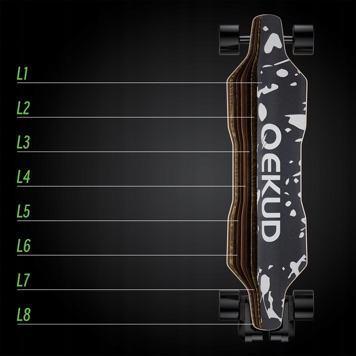 Електричний лонгборд Qekud S4