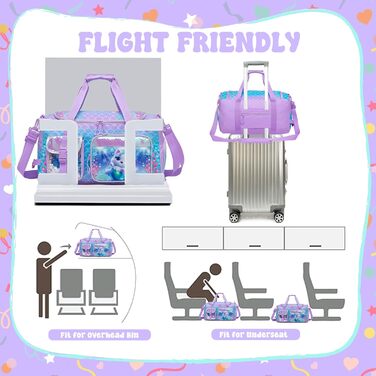 Дитяча спортивна сумка HTgroce для дівчаток з відділенням для взуття. Ідеальна для танців, спорту, ночівок та подорожей