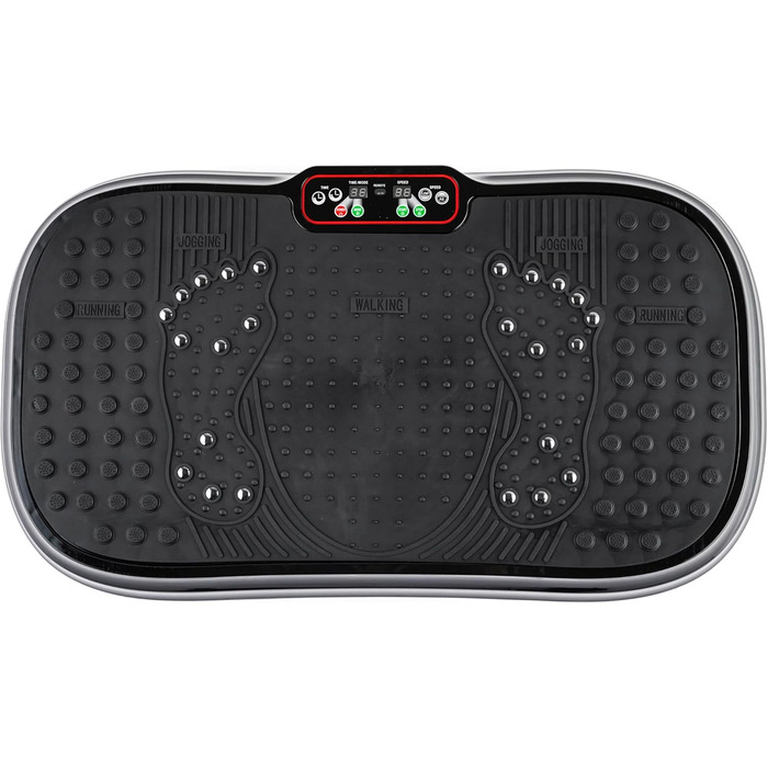 BX Fitness 3D вібраційна платформа для кардіо та силових тренувань, чорна