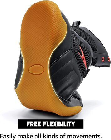 Чоловічі шкарпетки-взуття ASHION для хайкінгу та трейлраннінгу, зимові, водонепроникні, чорно-червоні (42.5 EU)