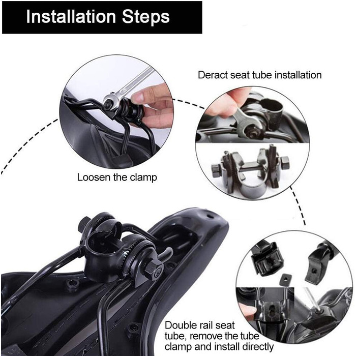 Велосипедне сідло Cube для чоловіків та жінок: комфортне, ергономічне, з гелевою вставкою, для MTB, BMX, шосе, електровелосипеда та ін.