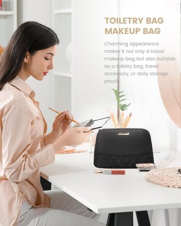 Сумка-мішок LOVEVOOK для жінок: дорожня/спортивна сумка-мішок з відділенням для взуття та мокрих речей, 2 шт. (40л, чорний)