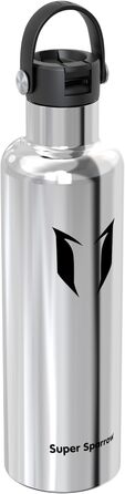 Термопляшка Super Sparrow з нержавіючої сталі 1.2л з соломинкою - FlipFlow, BPA-Free. Для спорту, подорожей, школи, активного відпочинку