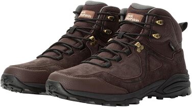 Чоловічі трекінгові черевики Jack Wolfskin Sunset Hike Texapore Mid (44 EU, Dark Oak)