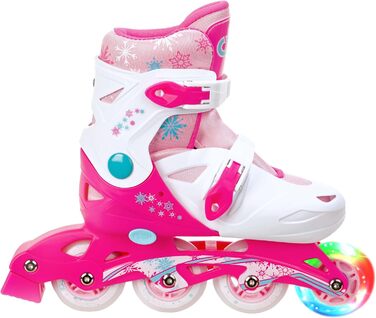 Дитячі ролики Inliner з LED підсвіткою, регульовані (31-34 (18,5-21 см), Missy)