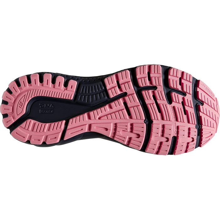 Кросівки для бігу Brooks Adrenaline GTS 21 для чоловіків (40.5 EU, білий, темно-синій, кораловий)