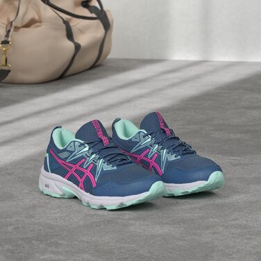 Кросівки для бігу жіночі ASICS Gel-Venture 8 (40.5 EU, блакитний/рожевий)