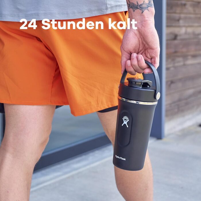 Термобутилка Hydro Flask 709 мл для протеїнових коктейлів і добавок, ізольована, не протікає, BPA-free, Agave