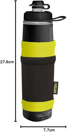 Пляшка для води CAMELBAK Peak Fitness Chill, ізольована, 710 мл, чорна/лайм, для спорту та фітнесу, унісекс