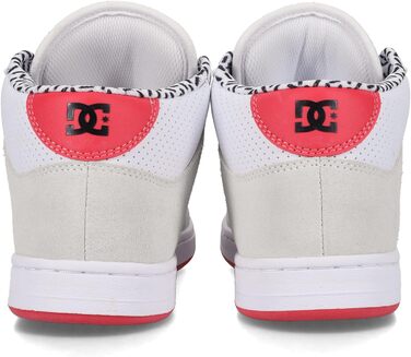 Кросівки DC Shoes Manteca Mid для жінок, чорно-білі (40 EU, білий, рожевий, чорний)