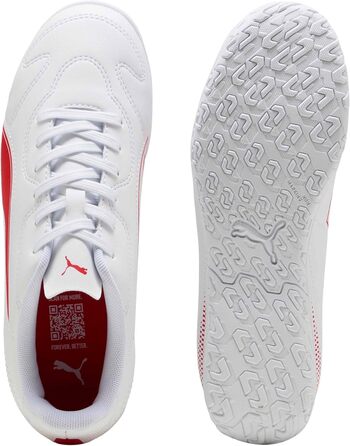 Дитячі футбольні бутси PUMA Vitoria II IT Jr - чорно-червоні, розмір 32.5 EU