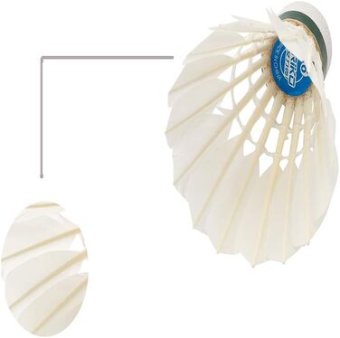 Badminton-Bälle SHENGJIE Erko, 12 шт. з гусячого пір'я, висока стабільність та довговічність, модель 6