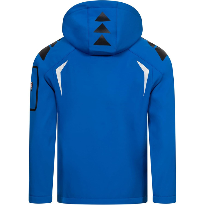 Чоловіча куртка Softshell Geographical Norway FVS — демісезонна outdoor куртка для походів та спорту, водонепроникна, синя, розмір L