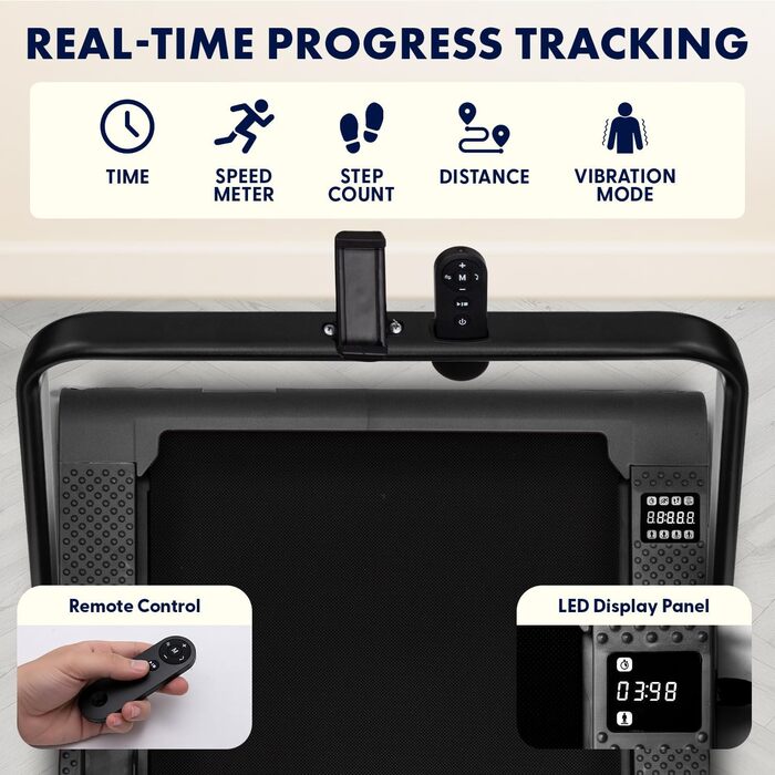 Бігова доріжка-компакт Squatz 2-in-1 Walking Pad, чорна