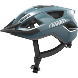 Велосипедний шолом ABUS Aduro 3.0 для міста та спорту, стильний, для дорослих, розмір M (52-58 см), синій glacier blue