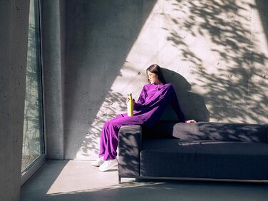 Термос-пляшка SIGG Meridian Ultra Lemon 0,5 л, подвійна стінка, нержавіюча сталь, бамбукова кришка, ізольована, BPA та пластику не містить, герметична, для води та напоїв