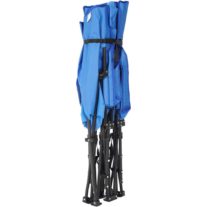 Розкладне ліжко 24MOVE® для кемпінгу та відпочинку на природі, 190 x 67 x 34 см, до 150 кг, з сумкою, блакитне