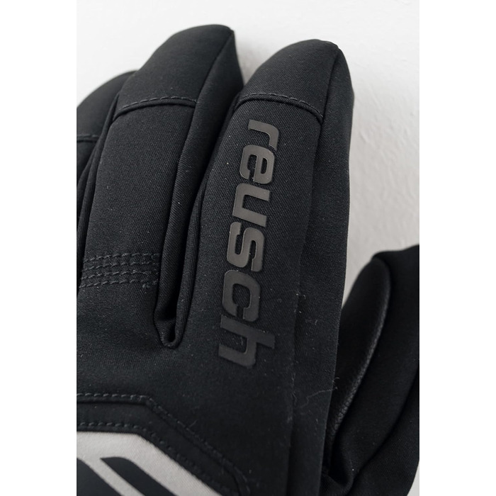 Чоловічі лижні рукавички Reusch Primus R-Tex XT, водонепроникна мембрана, теплі зимові рукавички Softshell, сірі/чорні, розмір 11