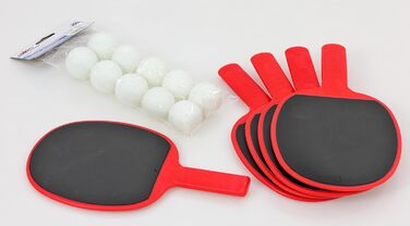Набір для настільного тенісу Betzold Sport Outdoor – ракетки та м'ячі, універсальний розмір