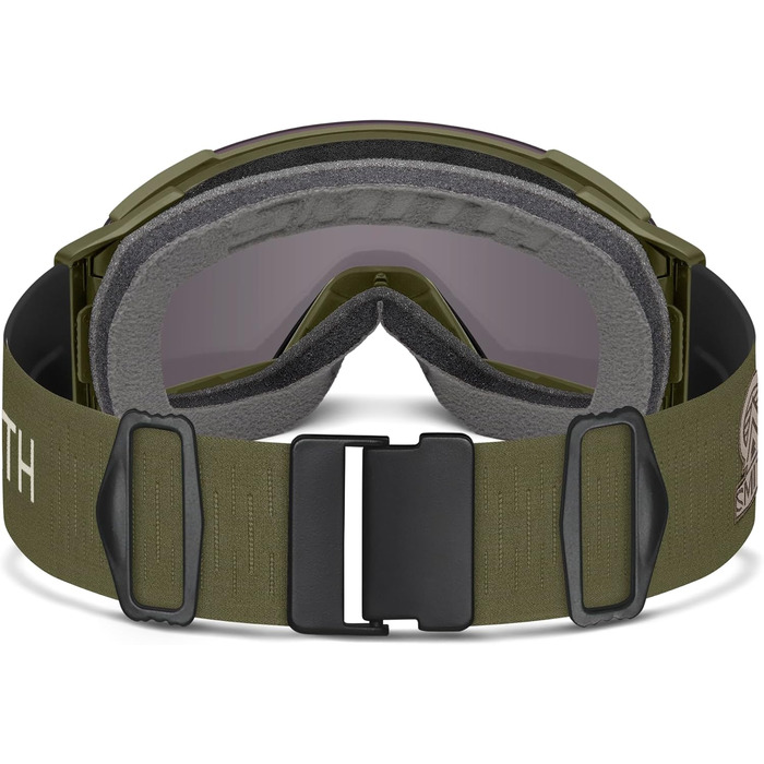 Лижна маска Smith Optics I/O MAG XL, унісекс, зелена, ChromaPop Sun Platinum Mirror, зимові окуляри