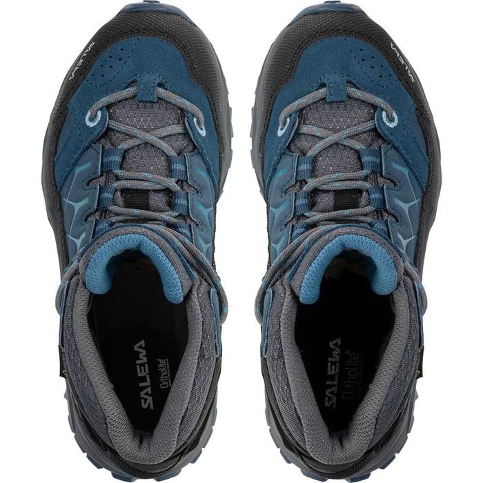 Трекінгові черевики Salewa Alp Trainer Mid Gore-Tex для дітей, розмір 26 EU, Dark Denim Charcoal