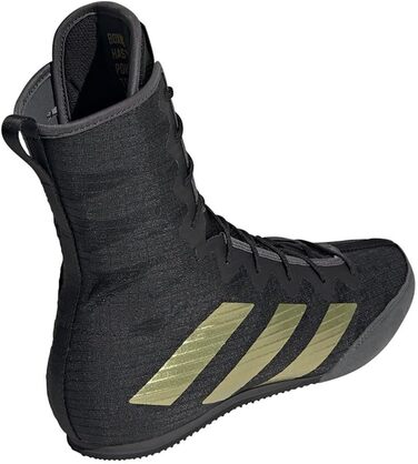 Кросівки adidas Box Hog 4 Unisex, 38 EU, чорний, золотий, сірий, чорно-сірий